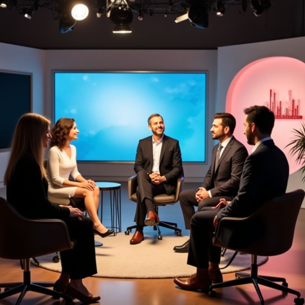 Televizyon programı çekimimiz